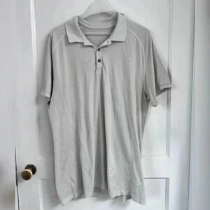 Lululemon Light Grey Metal Vent Polo (Golf)